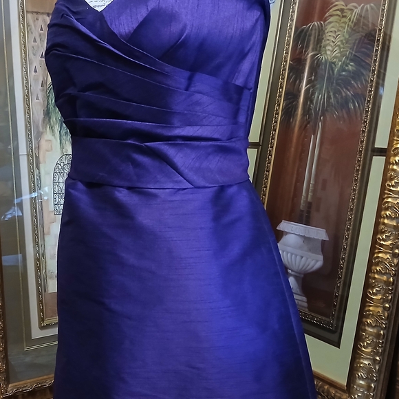 Alfred Sung Short Dress for Bridesmaids - Picture 8 of 13
